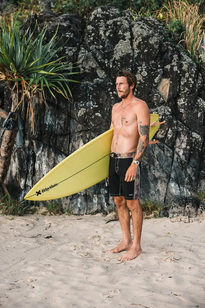 Rhythm Mens Boardshorts Curve Camo Trunk