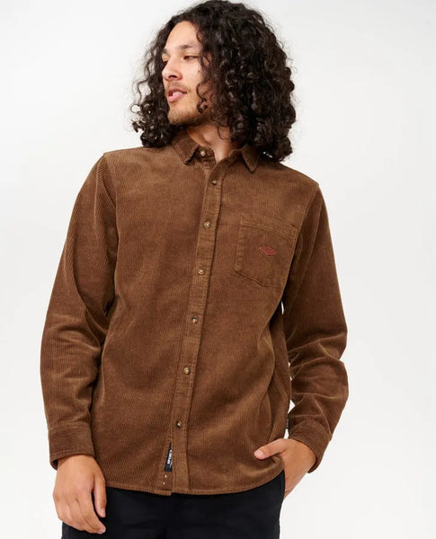 Rip Curl Mens Shirt Classic Surf Cord Long Sleeve