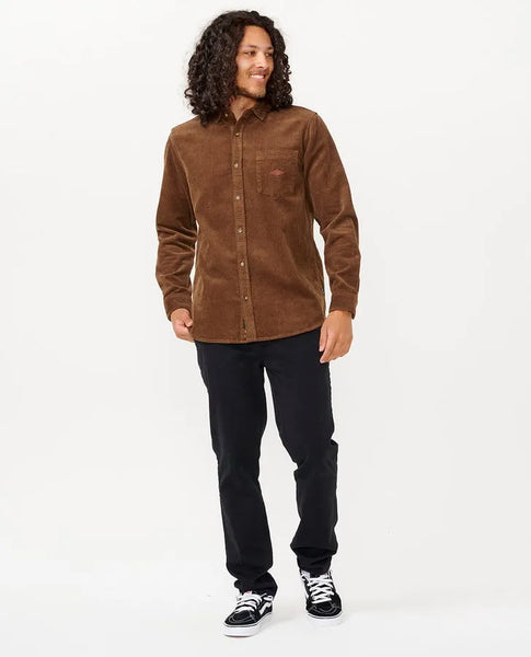 Rip Curl Mens Shirt Classic Surf Cord Long Sleeve