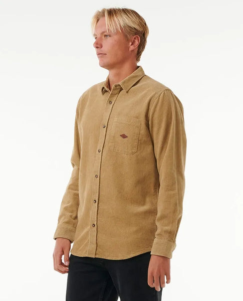 Rip Curl Mens Shirt Classic Surf Cord Long Sleeve