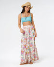 Rip Curl Womens Skirt Half Moon Bay Button Thru Maxi