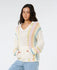 Rip Curl Womens Sweatshirt Revival Stripe Poncho