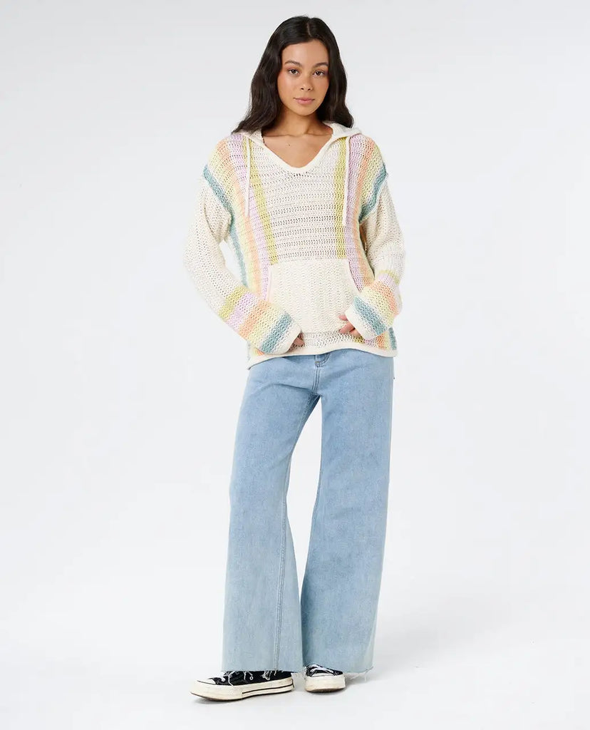 Rip Curl Womens Sweatshirt Revival Stripe Poncho