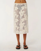 Rip Curl Womens Skirt Paraiso Crochet Mesh Midi
