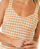 Rip Curl Womens Tank Top Premium Surf Check Crop
