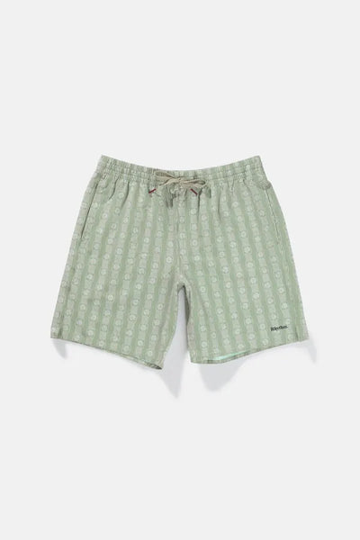 Rhythm Mens Shorts Tile Stripe Beach Short