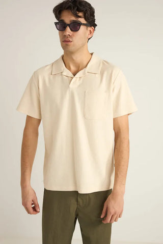 Rhythm Mens Knit Vintage Terry Polo
