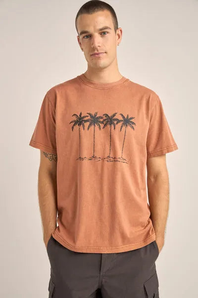 Rhythm Mens Shirt Vintage Palms