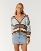 Rip Curl Womens Sweater Paraiso Stripe Cardigan
