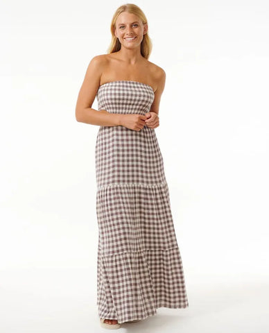 Rip Curl Womens Dress Premium Surf Check Maxi