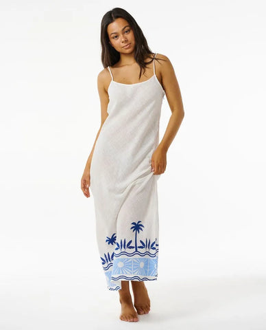 Rip Curl Womens Dress Santorini Sun Printed Maxi