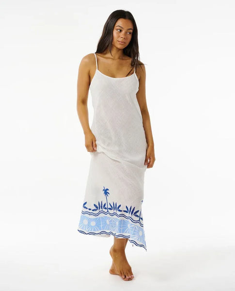 Rip Curl Womens Dress Santorini Sun Printed Maxi