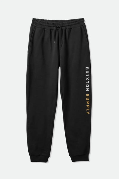 Brixton Mens Pants Crest Line Fleece Sweatpant
