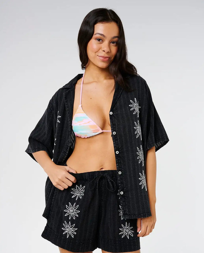 Rip Curl Womens Shorts Topanga Embroidered