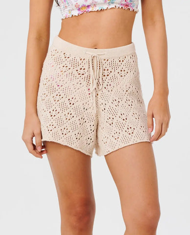 Rip Curl Womens Shorts Half Moon Bay Crochet