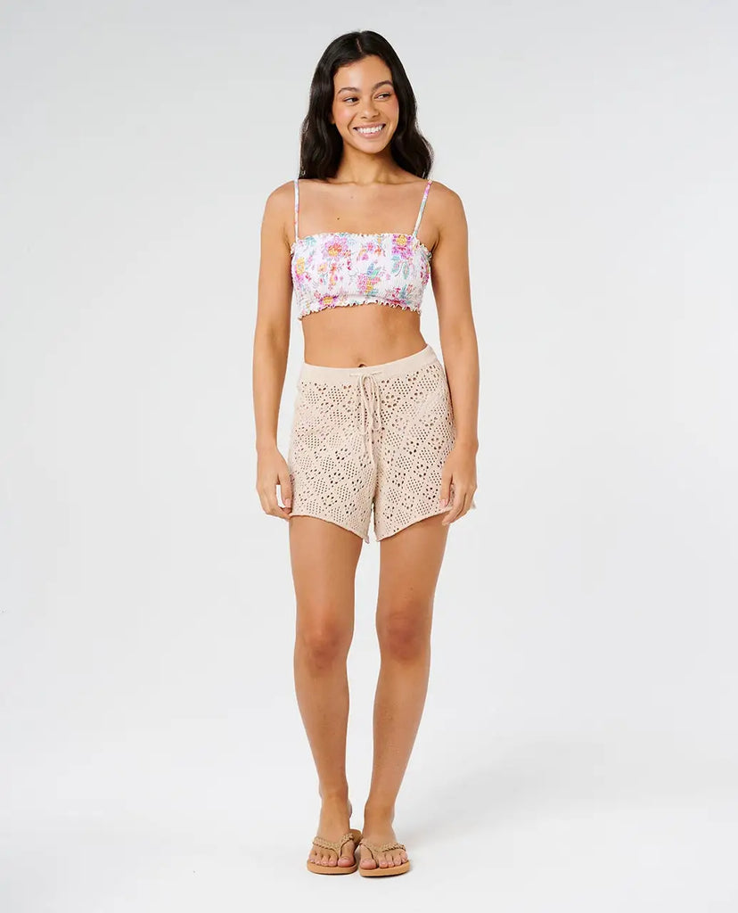 Rip Curl Womens Shorts Half Moon Bay Crochet