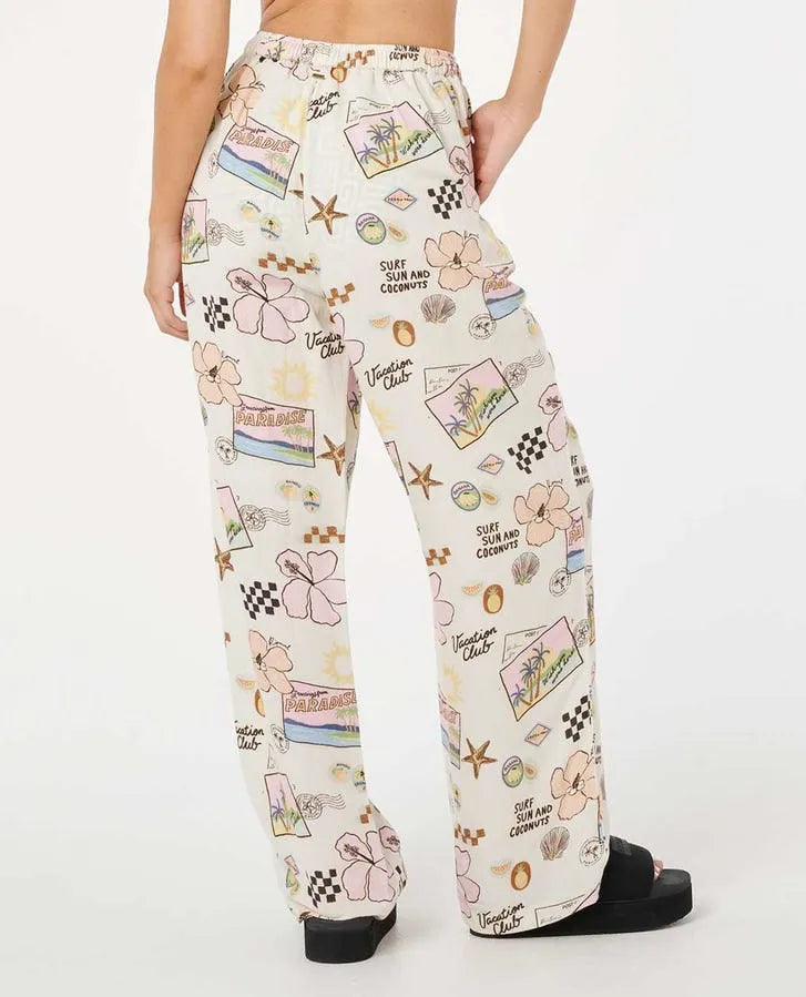 Rip Curl Womens Pants Sunset Luau Wide Leg