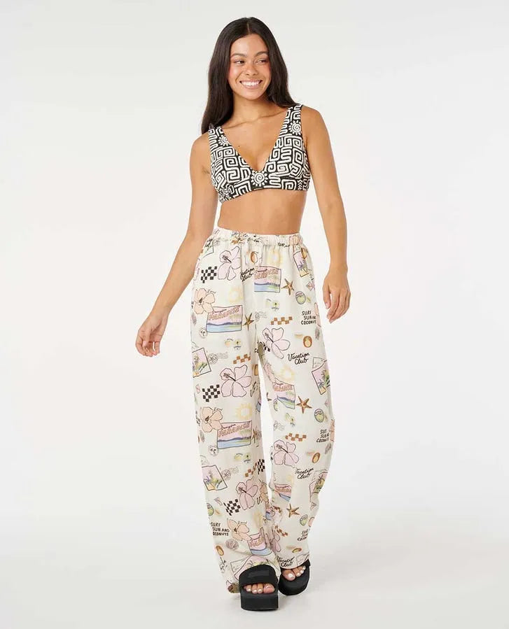 Rip Curl Womens Pants Sunset Luau Wide Leg