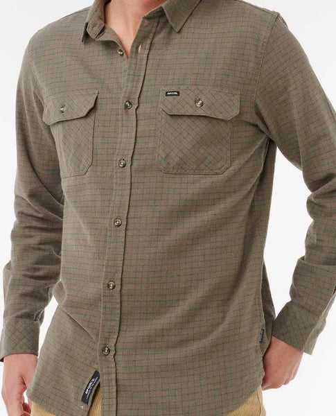 Rip Curl Mens Shirt Classic Surf Checked In Flannel