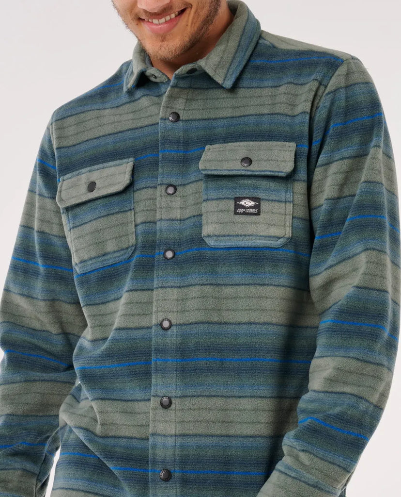 Rip Curl Mens Shirt Fun Times Polar Fleece