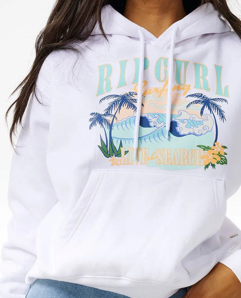 Rip Curl Womens Sweatshirt Paradise Palms Relaxed Fleece