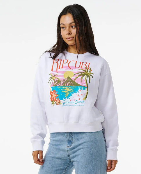 Rip Curl Womens Sweatshirt Island Relaxed Crew