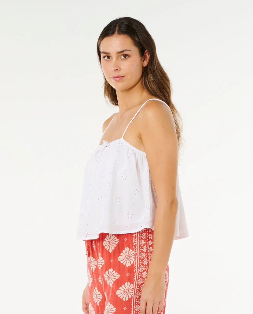 Rip Curl Womens Tank Top Oasis Broderie Top