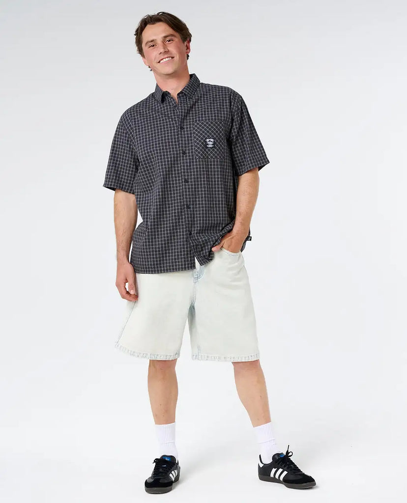 Rip Curl Mens Woven Liquid Trips Check