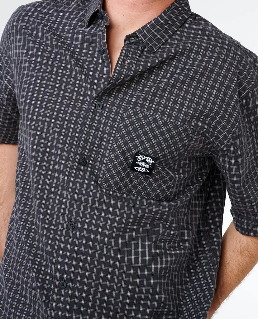 Rip Curl Mens Woven Liquid Trips Check