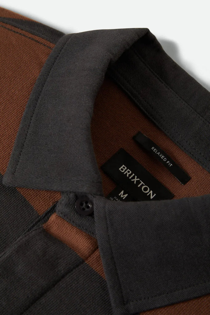 Brixton Mens Shirt Union Heavyweight Rugby Polo