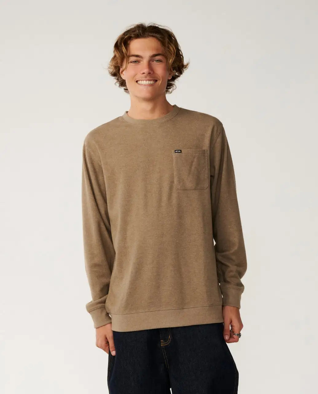 Rip Curl Mens Sweatshirt Grid Crew