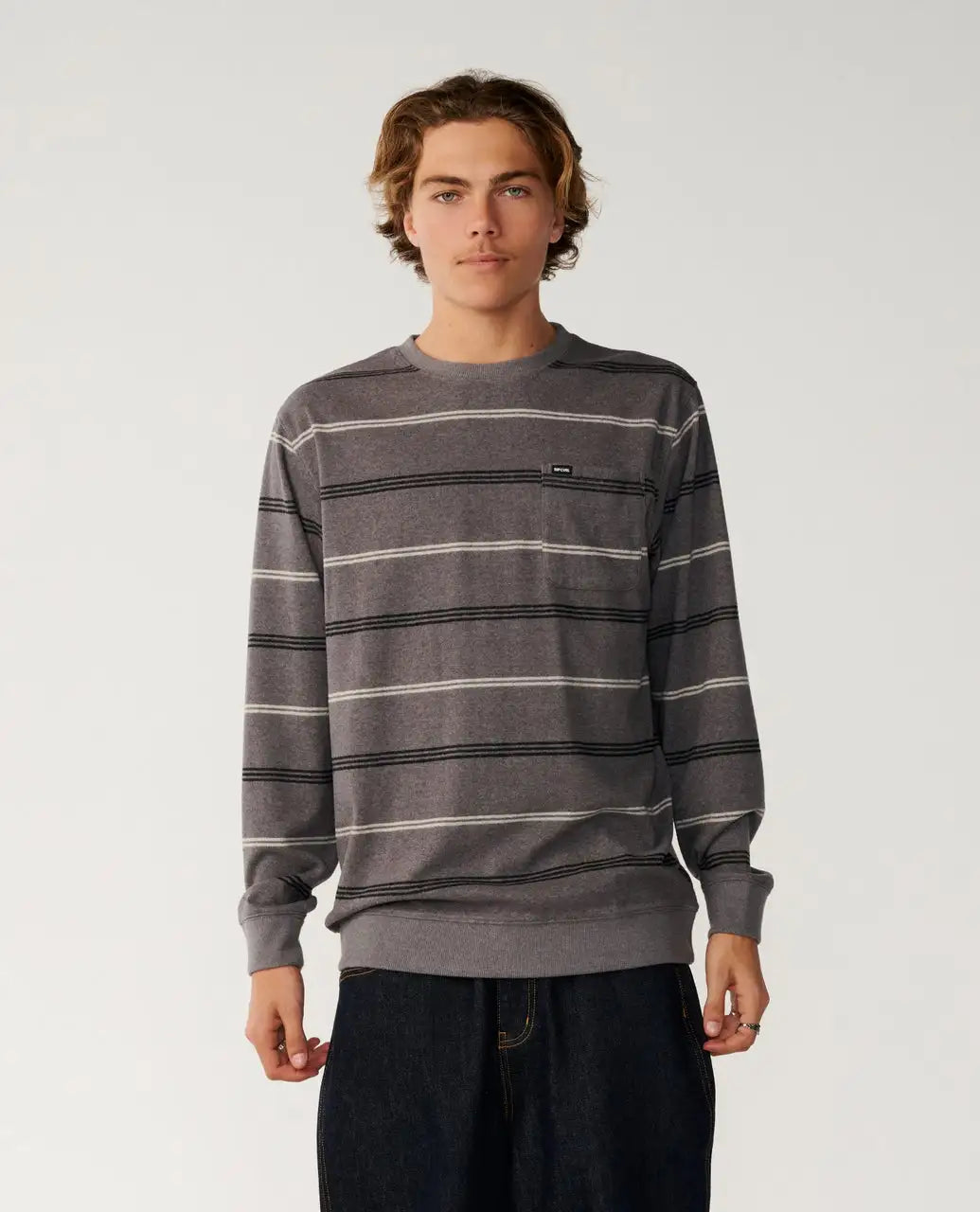 Rip Curl Mens Sweatshirt Grid Crew