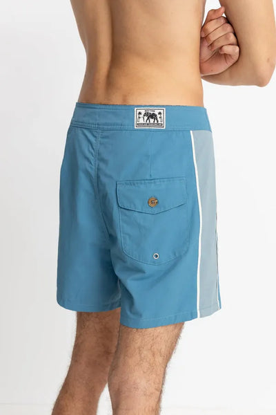 Rhythm Mens Boardshorts Heritage Panel Trunk