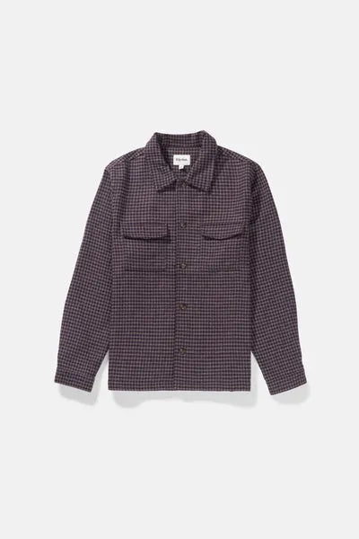 Rhythm Mens Shirt Check Overshirt
