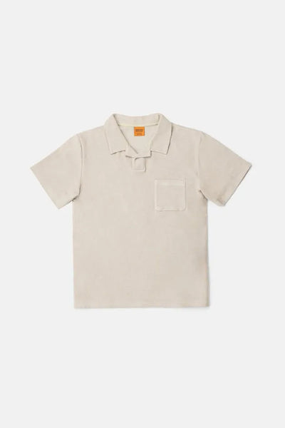 Rhythm Mens Knit Vintage Terry Polo