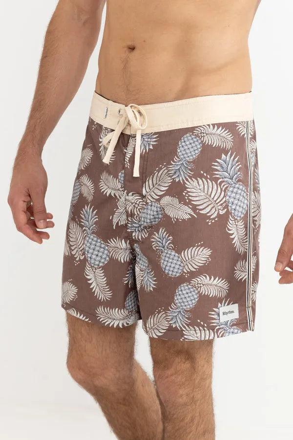Rhythm Mens Boardshorts Pineapple Heritage