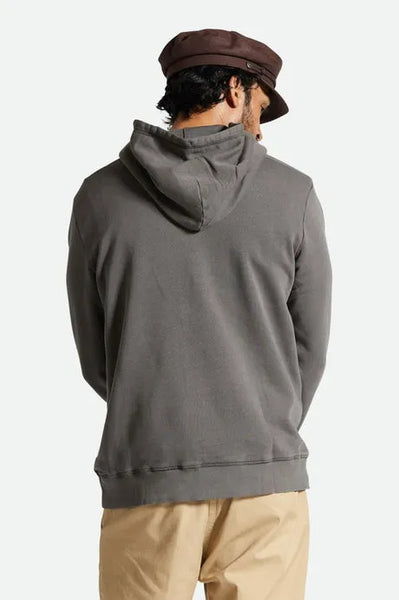 Brixton Mens Sweatshirt Vintage Reserve Cross-Loop French Terry Hood