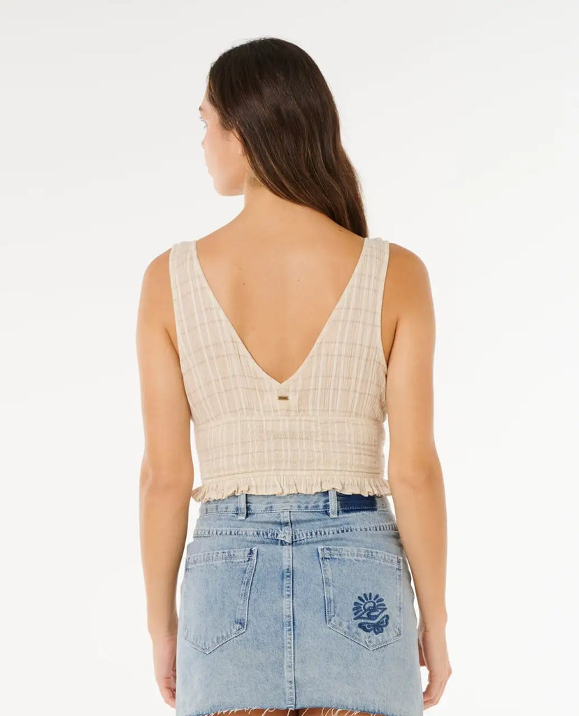 Rip Curl Womens Tank Top Paradise Check Top