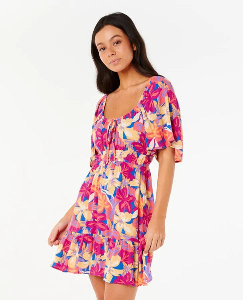 Rip Curl Womens Dress Es Vedra Mini Short Sleeve