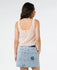 Rip Curl Womens Tank Top Half Moon Bay Crochet Top