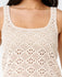 Rip Curl Womens Tank Top Half Moon Bay Crochet Top