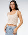 Rip Curl Womens Tank Top Half Moon Bay Crochet Top