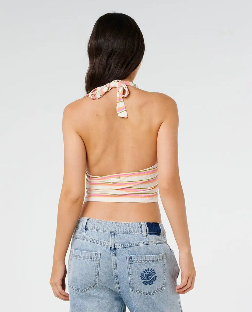 Rip Curl Womens Shirt Topanga Canyon Rib Halter