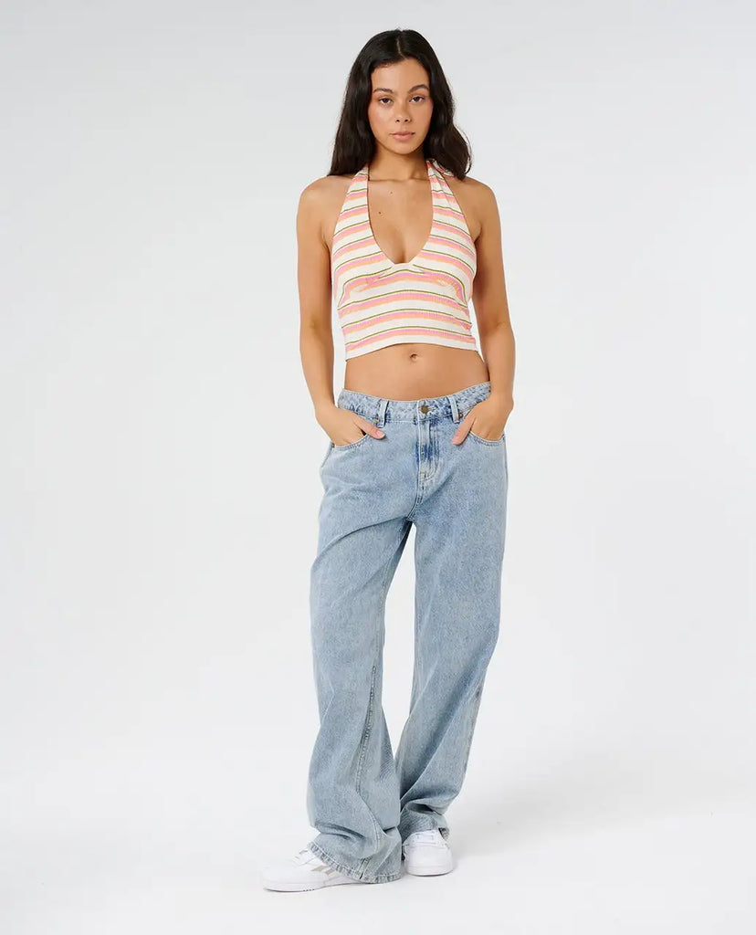 Rip Curl Womens Shirt Topanga Canyon Rib Halter
