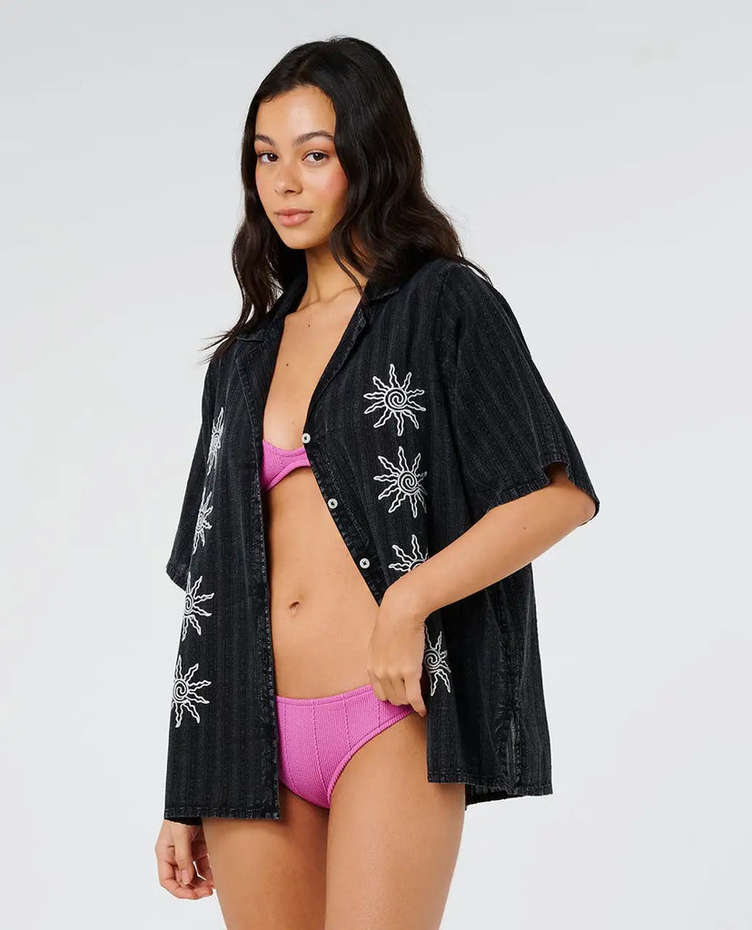 Rip Curl Womens Shirt Topanga Embroiderd