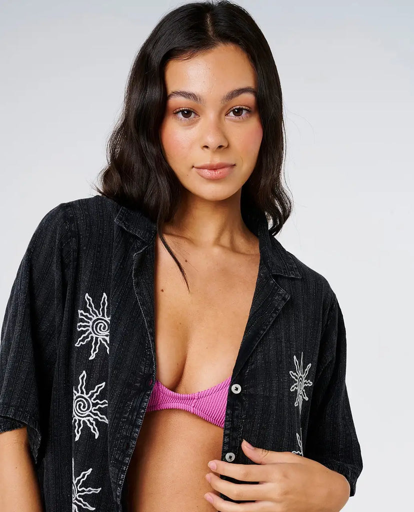 Rip Curl Womens Shirt Topanga Embroiderd
