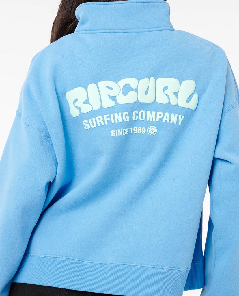 Rip Curl Womens Sweatshirt Surf Puff 1/4 Zip