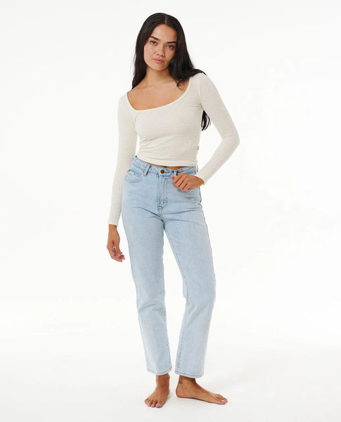 Rip Curl Womens Shirt Sun Club Long Sleeve Top