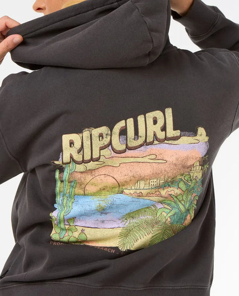 Rip Curl Womens Sweatshirt La Paloma Relaxed Zip Through