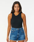 Rip Curl Womens Tank Top Classic Ribbed